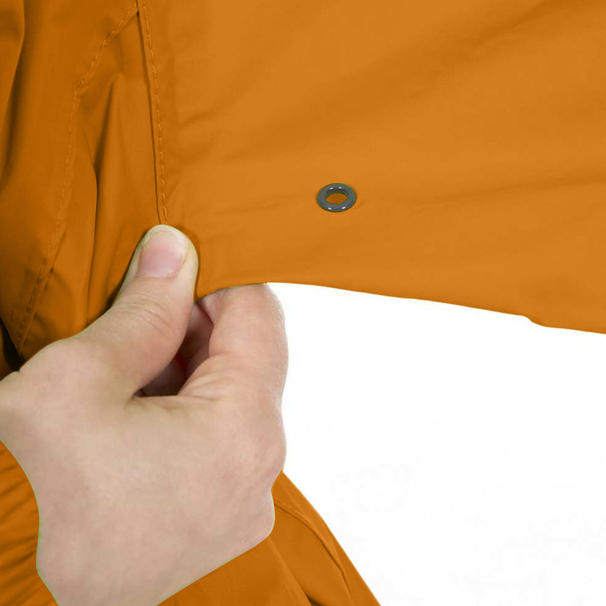 Ginger - Side - Trespass Unisex Adult Qikpac Waterproof Jacket