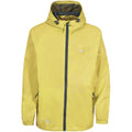 Yellow - Front - Trespass Adults Unisex Qikpac Packaway Waterproof Jacket