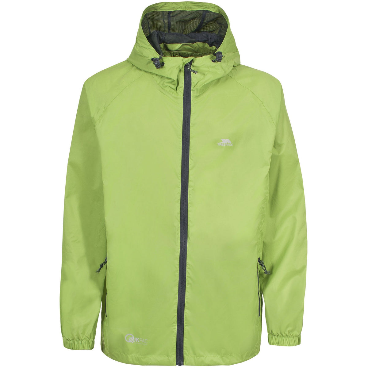 Leaf - Front - Trespass Unisex Adult Qikpac Waterproof Jacket