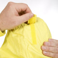 Yellow - Close up - Trespass Adults Unisex Qikpac Packaway Waterproof Jacket