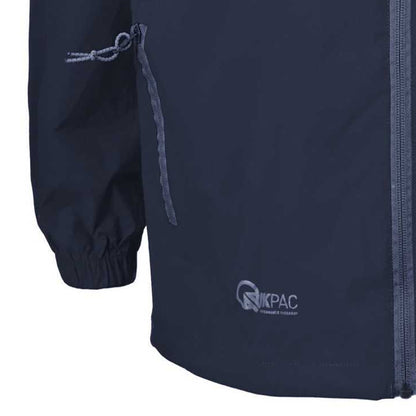 Navy - Lifestyle - Trespass Unisex Adult Qikpac Waterproof Jacket