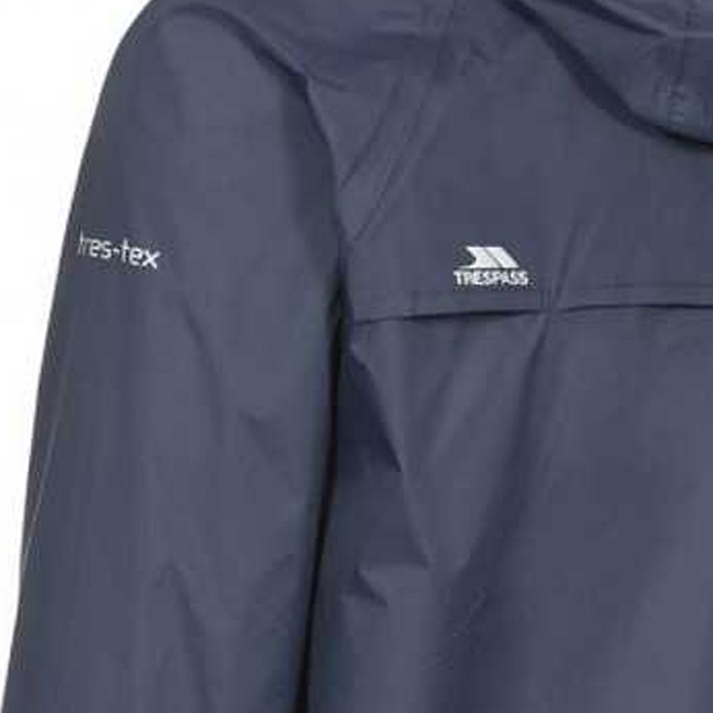 Navy - Pack Shot - Trespass Unisex Adult Qikpac Waterproof Jacket