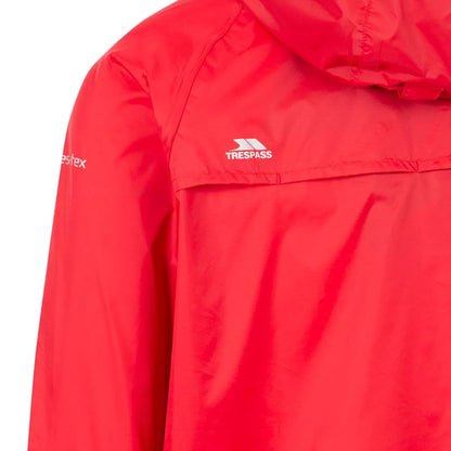 Red - Lifestyle - Trespass Unisex Adult Qikpac Waterproof Jacket