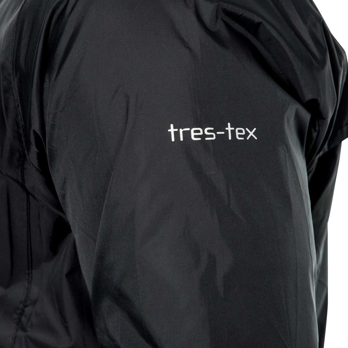 Black-Red - Side - Trespass Unisex Adult Qikpac Waterproof Jacket