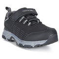 Black - Back - Trespass Childrens-Kids Harrelson Low Cut Hiking Trainers