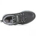 Black - Side - Trespass Childrens-Kids Harrelson Low Cut Hiking Trainers