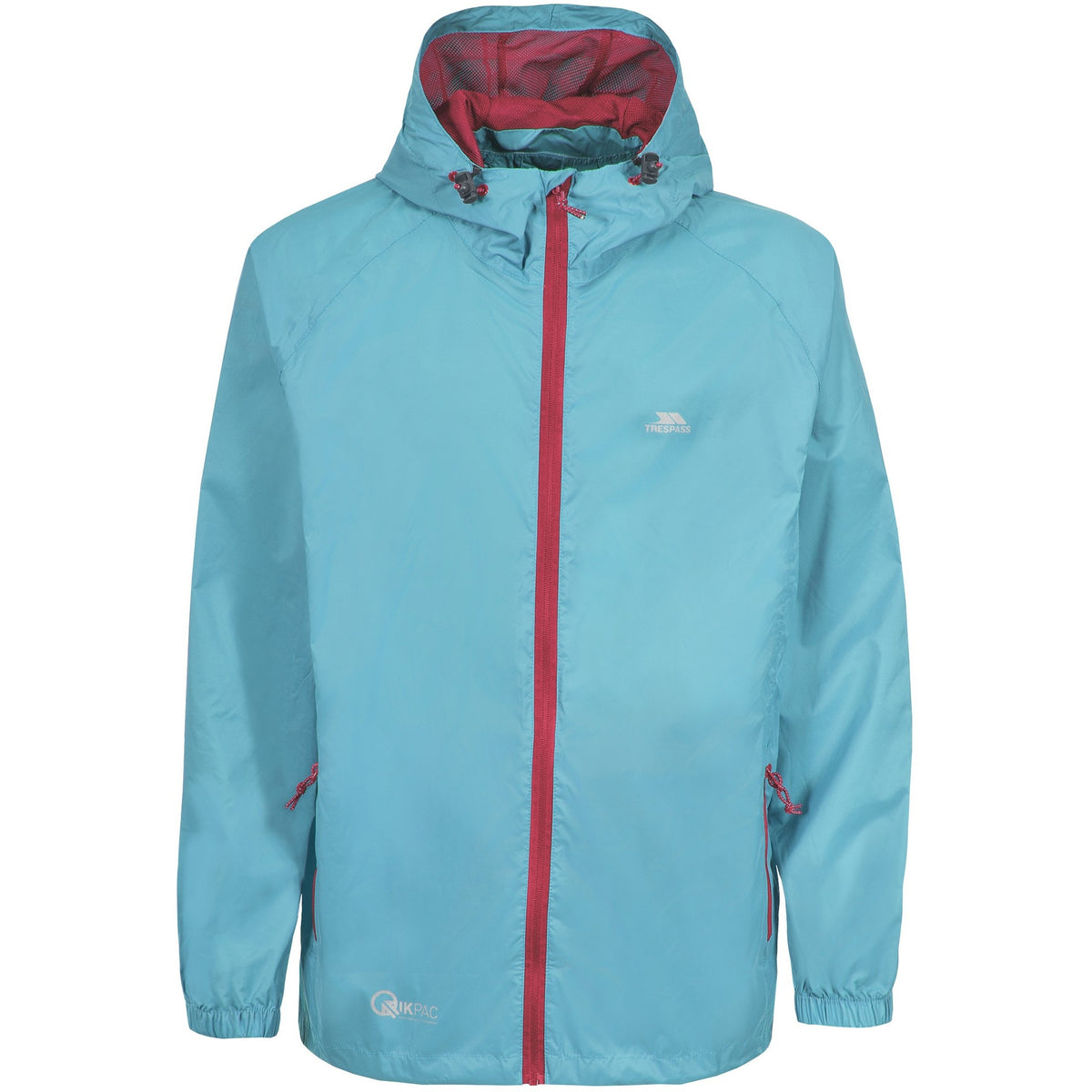 Aquatic - Front - Trespass Unisex Adult Qikpac Waterproof Jacket