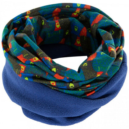 Bear Print - Front - Trespass Childrens-Kids Callaghan Neckwarmer