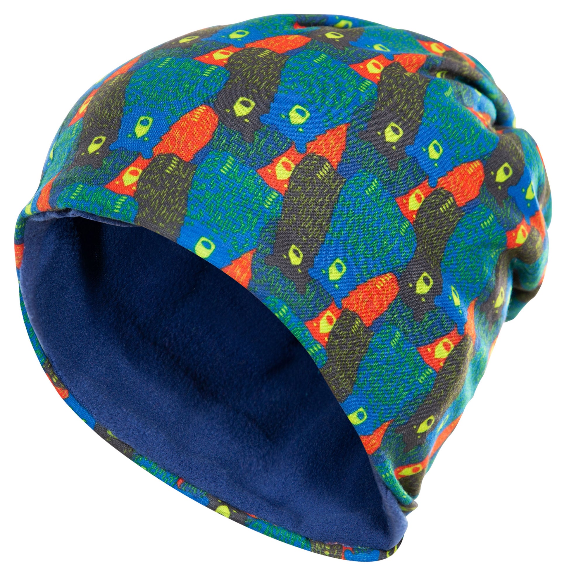 Bear Print - Side - Trespass Childrens-Kids Callaghan Neckwarmer