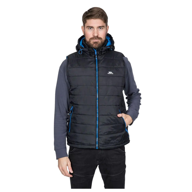 Black - Lifestyle - Trespass Mens Franklyn Padded Gilet