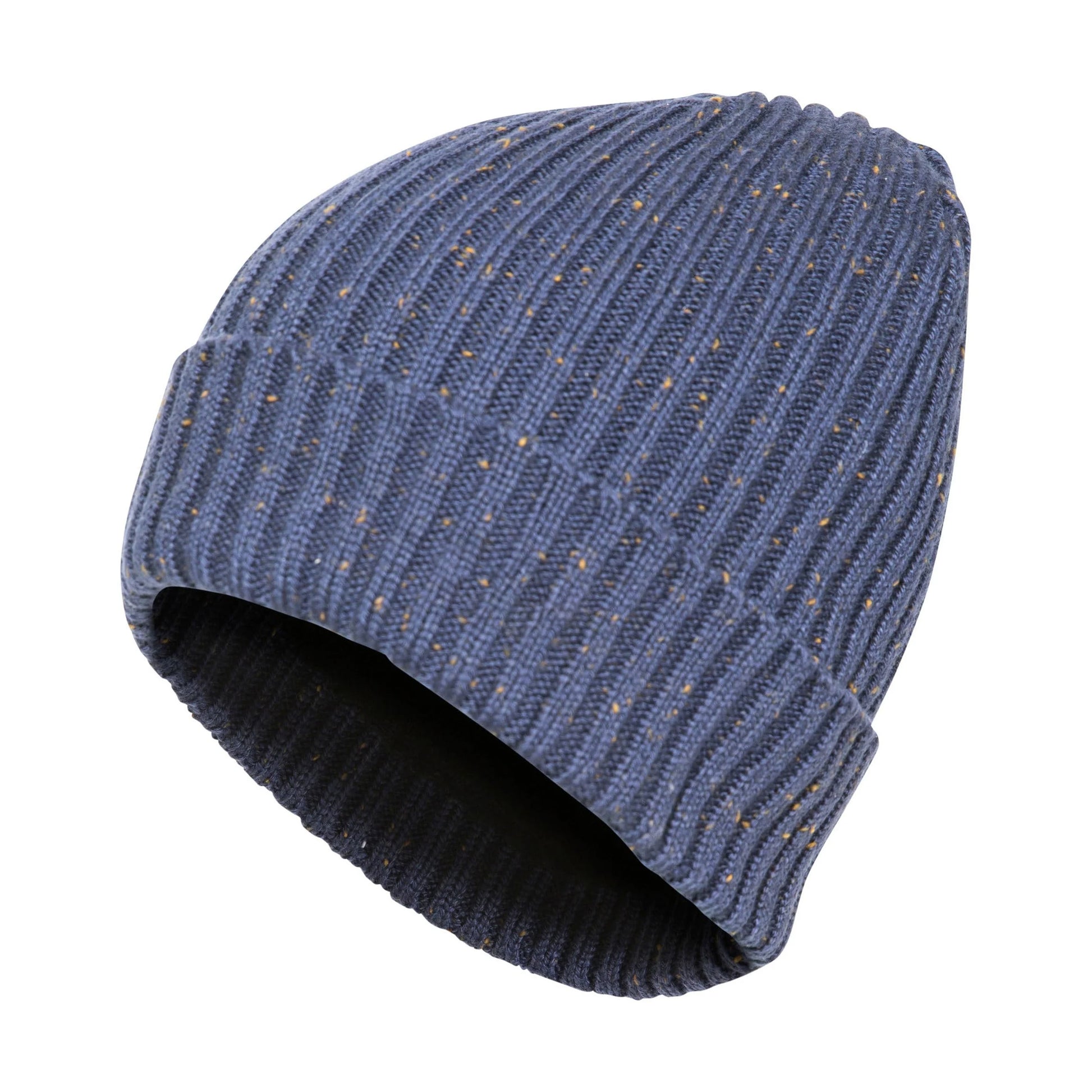 Navy Fleck - Side - Trespass Mens Mateo Slouch Hat