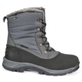 Castle Grey - Back - Trespass Mens Negev II Leather Snow Boots