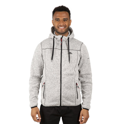 Ghost Marl - Side - Trespass Mens Odeno Fleece Jacket