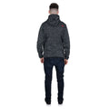 Black Marl - Side - Trespass Mens Odeno Fleece Jacket