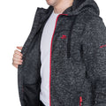 Black Marl - Pack Shot - Trespass Mens Odeno Fleece Jacket