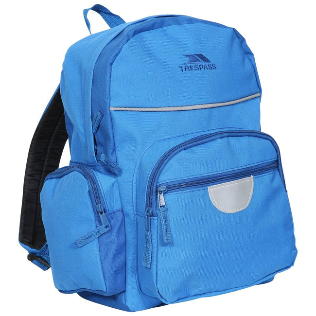Royal - Close up - Trespass Childrens-Kids Swagger School Backpack-Rucksack (16 Litres)