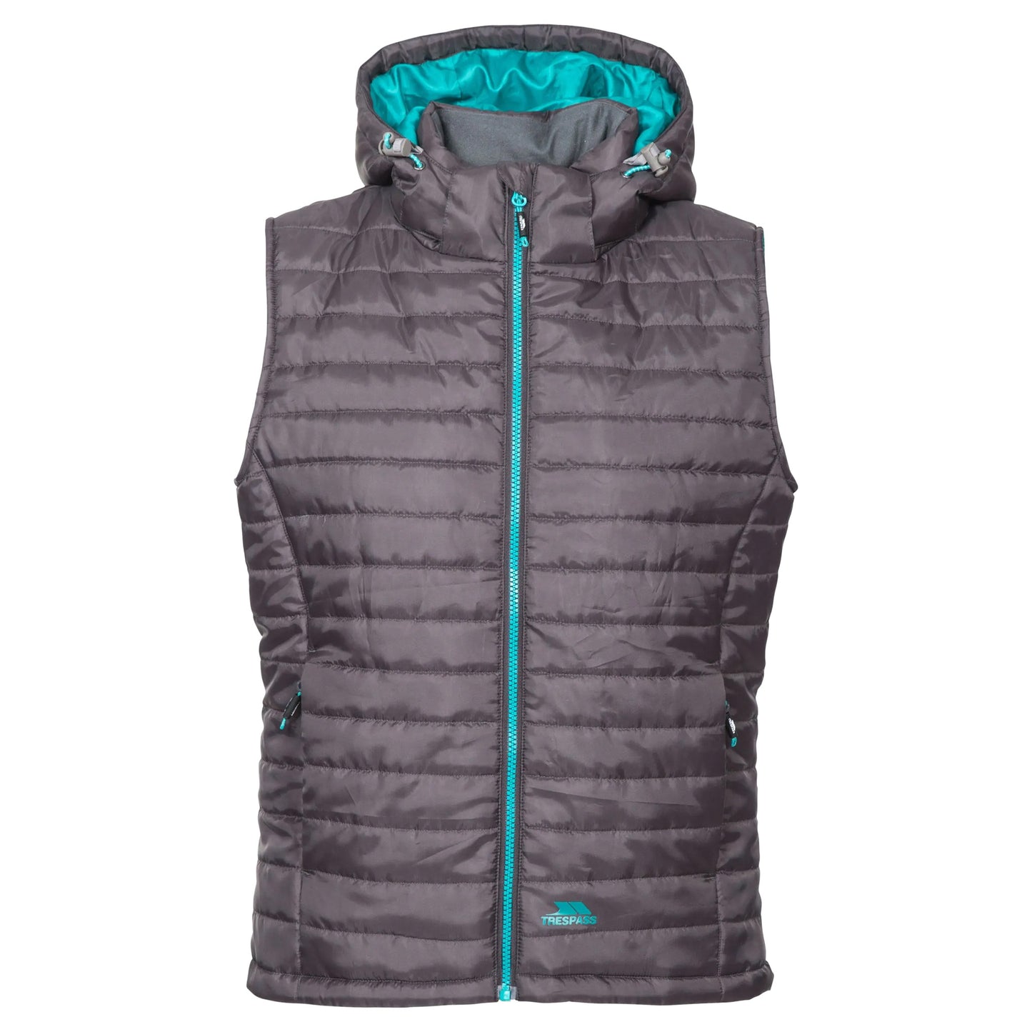 Carbon - Front - Trespass Womens-Ladies Aretha Casual Gilet