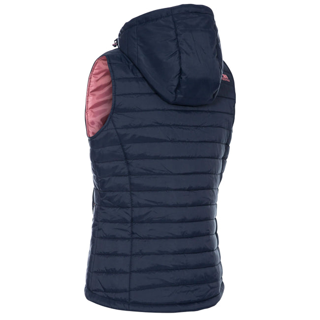 Navy Dusty Rose - Back - Trespass Womens-Ladies Aretha Casual Gilet