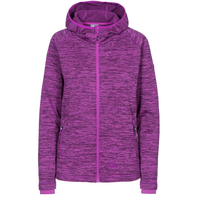 Purple Orchid Marl - Front - Trespass Womens-Ladies Riverstone Fleece Jacket