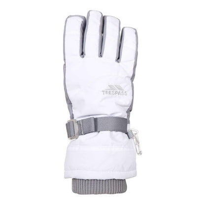 White - Back - Trespass Womens-Ladies Vizza II Gloves