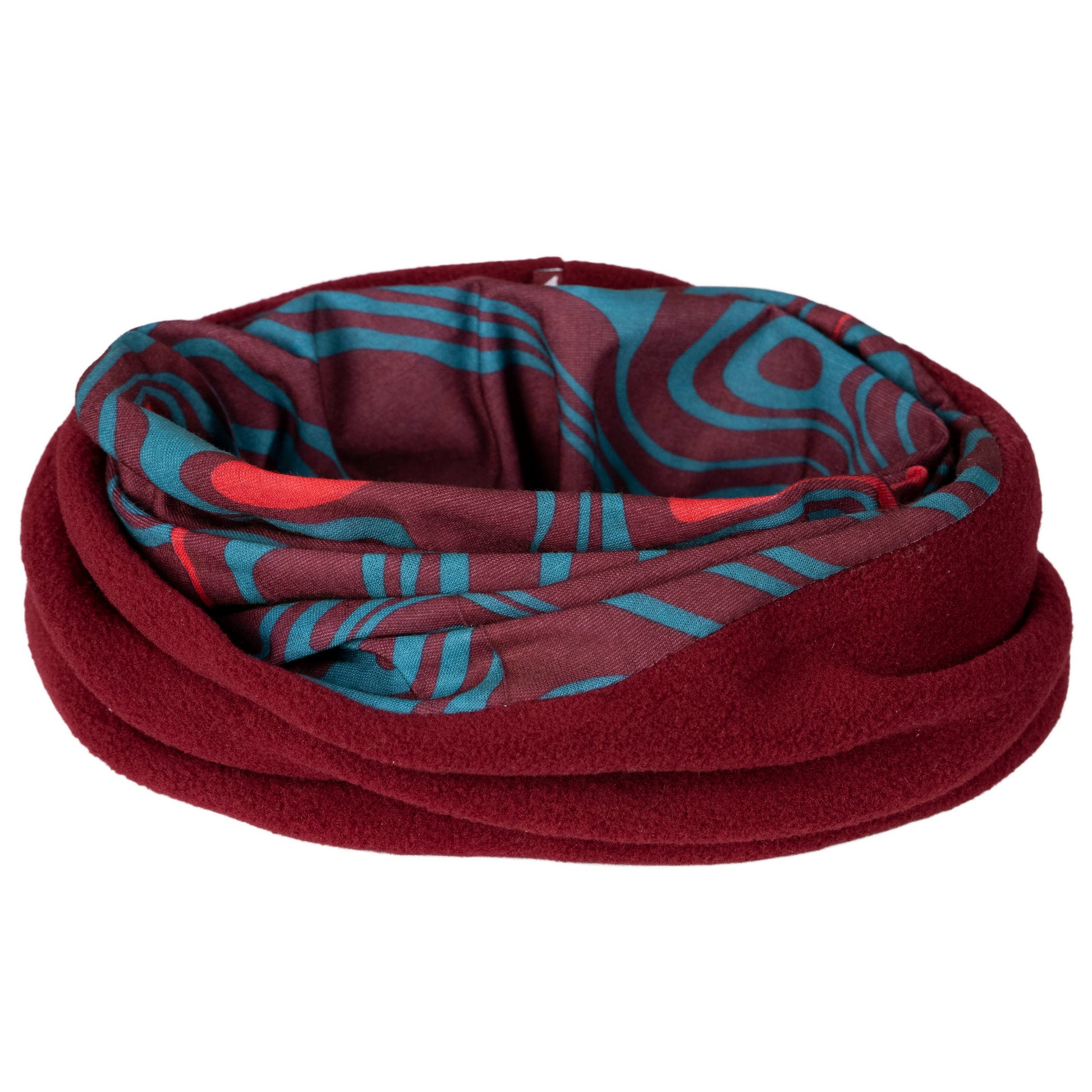 Dark Cherry Print - Back - Trespass Womens-Ladies Rindell Neckwarmer