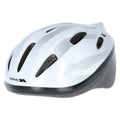 White - Close up - Trespass Childrens-Kids Cranky Cycling Safety Helmet