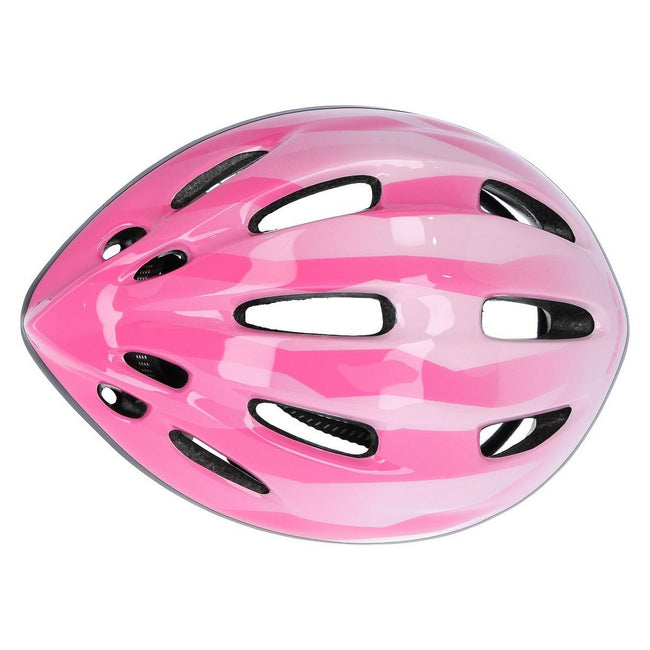 Pink - Side - Trespass Childrens-Kids Cranky Cycling Safety Helmet