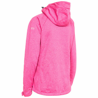 Pink Lady Marl - Back - Trespass Womens-Ladies Angela Softshell Jacket