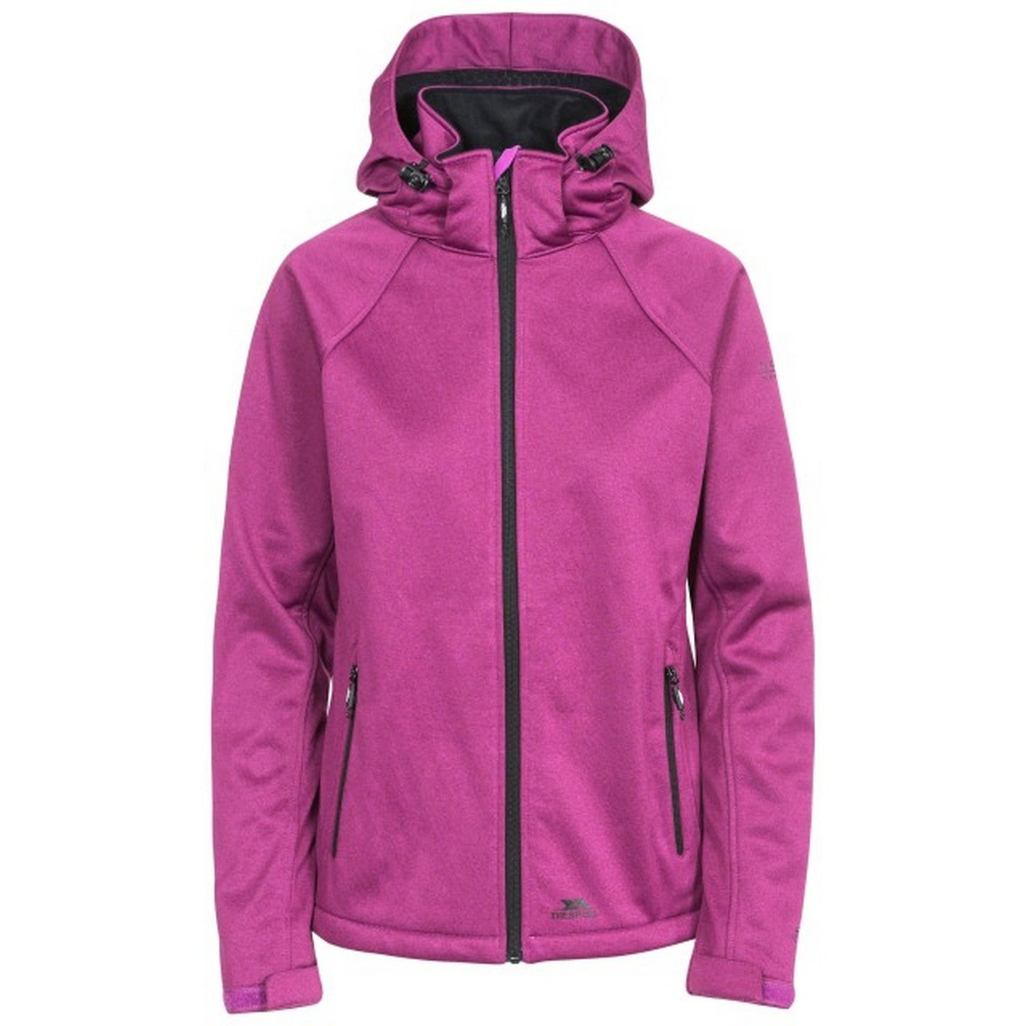Purple Orchid Marl - Front - Trespass Womens-Ladies Angela Softshell Jacket