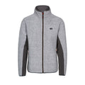Platinum - Front - Trespass Mens Templetonpeck Fleece Jacket