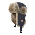 Navy Fleck - Back - Trespass Childrens-Kids Zazu Trapper Hat