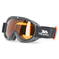 Matt Black Frame - Back - Trespass Childrens-Kids Hijinx Double Lens Ski Goggles