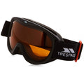 Matt Black Frame - Front - Trespass Childrens-Kids Hijinx Double Lens Ski Goggles