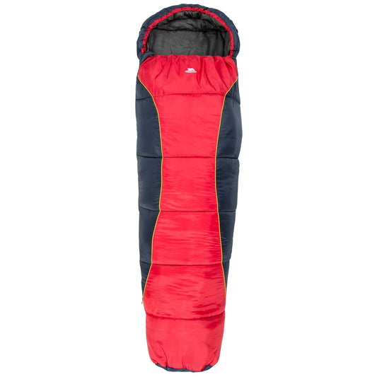 Red - Front - Trespass Childrens-Kids Bunka Sleeping Bag