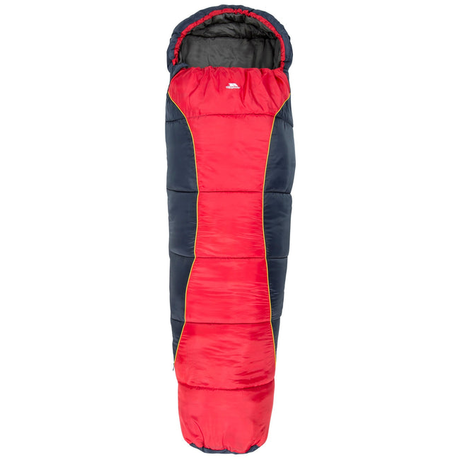 Red - Front - Trespass Childrens-Kids Bunka Sleeping Bag