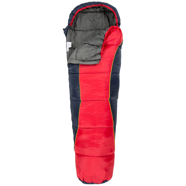 Red - Back - Trespass Childrens-Kids Bunka Sleeping Bag