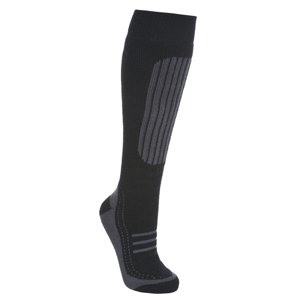 Black-Bright Blue - Back - Trespass Mens Langdon II Ski Socks (2 Pairs)