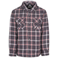 Dark Grey Check - Front - Trespass Childrens-Kids Average Long Sleeved Gingham Shirt