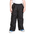 Black - Side - Trespass Childrens-Kids Echo Waterproof Trousers