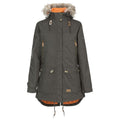 Dark Khaki - Front - Trespass Womens-Ladies Clea Waterproof Parka Padded Jacket