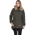 Dark Khaki - Back - Trespass Womens-Ladies Clea Waterproof Parka Padded Jacket