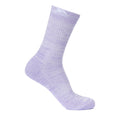 Spruce Green-Oatmeal-Gelsomino Melange - Side - Trespass Womens-Ladies Helvellyn Trekking Socks (Pack Of 3)