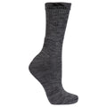 Carbon Melange-Stone Melange-Black - Back - Trespass Mens Jackbarrow Trekking Socks (Pack Of 3)