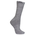 Carbon Melange-Stone Melange-Black - Side - Trespass Mens Jackbarrow Trekking Socks (Pack Of 3)