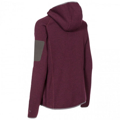 Potent Purple Marl - Back - Trespass Womens-Ladies Mona Lisa Hooded Fleece