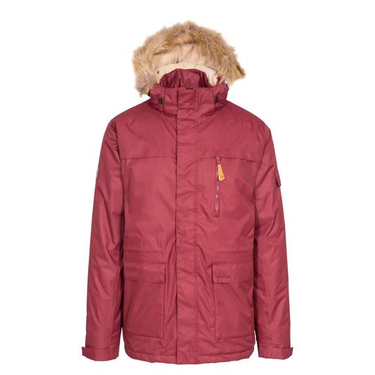 Prune - Front - Trespass Mens Mount Bear Parka Jacket