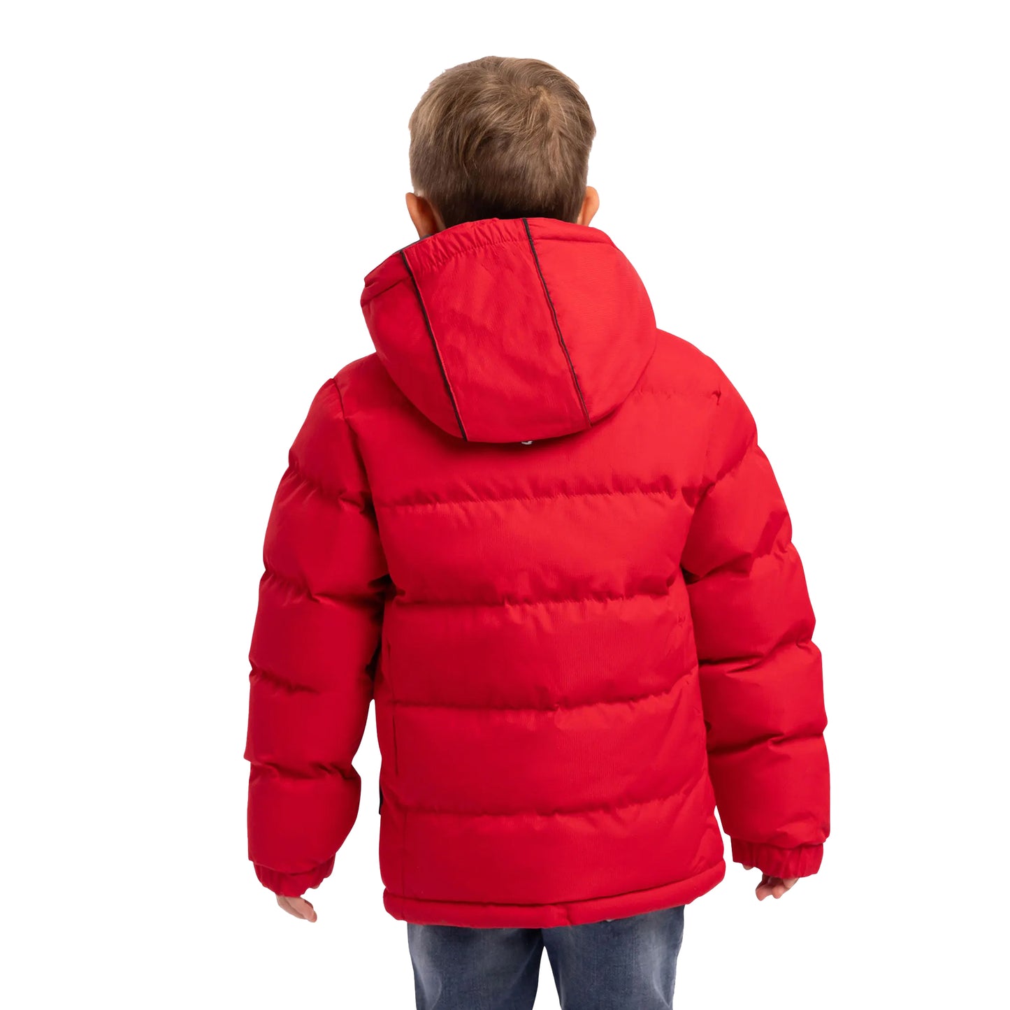 Red - Lifestyle - Trespass Boys Tuff Hooded Jacket