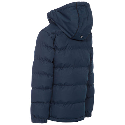Navy - Back - Trespass Boys Tuff Hooded Jacket
