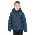 Navy - Side - Trespass Boys Tuff Hooded Jacket