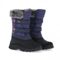 Multi Print - Side - Trespass Childrens-Kids Vause Touch Fastening Snow Boots
